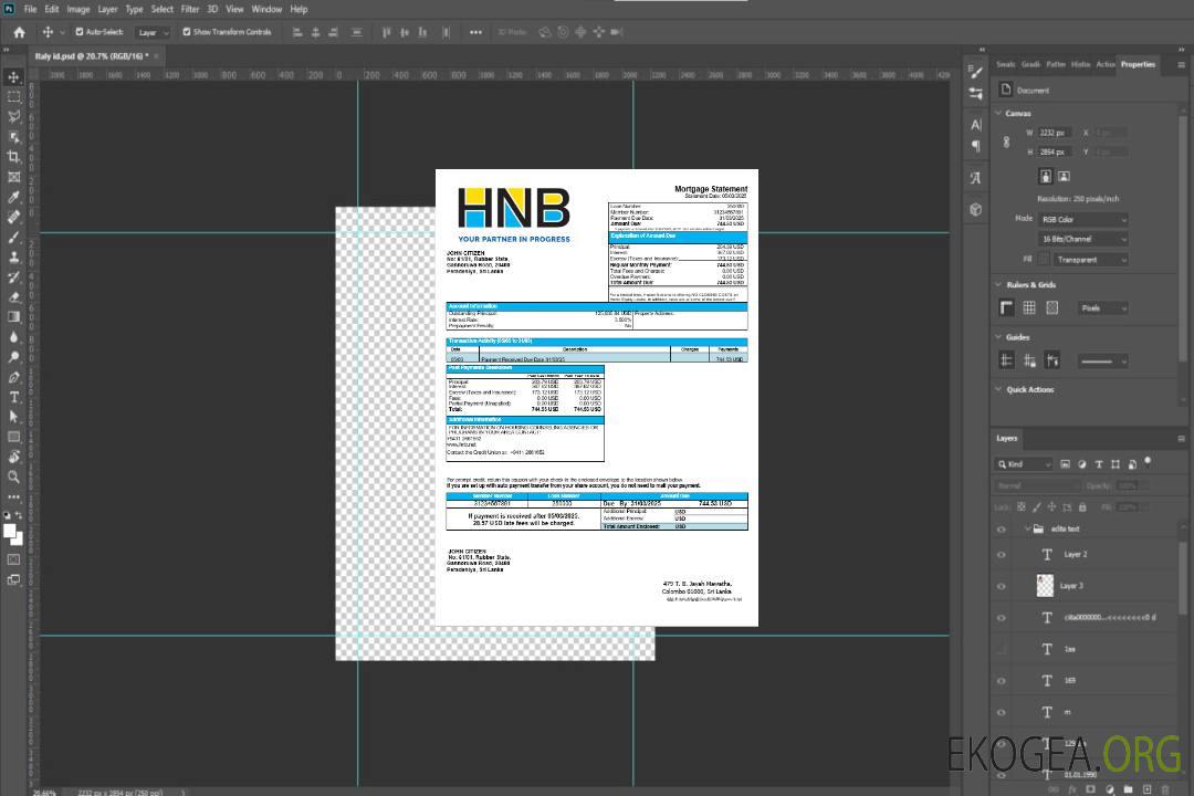 Relevé hypothécaire de la Sri Lanka Hatton National Bank aux formats Word et PDF template Relevé hypothécaire de la Sri Lanka Hatton National Bank aux formats Word et PDF template
